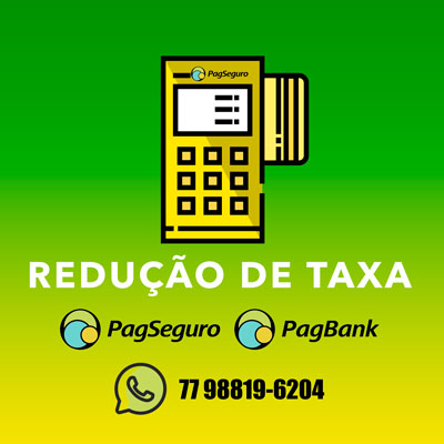 Reducao de Taxa Maquininha PagSeguro